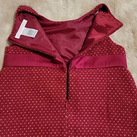 JANIE AND JACK RED WOOL SLEEVELESS POLKA DOT DRESS, SIZE 12-18 MONTHS - NWOT - Picture 9 of 10